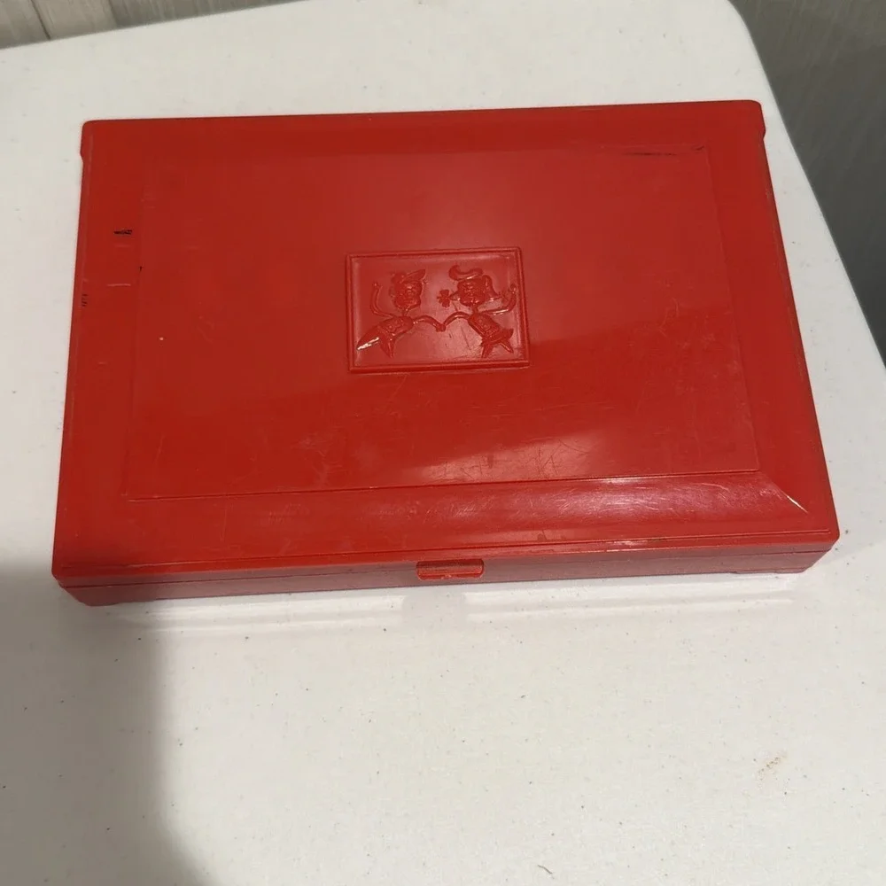 Rare! Banner Toy Silverware 16pc Set in Red Plastic Chest- Complete Set